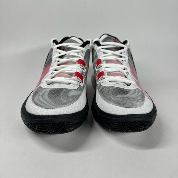 NWOB Nike Kyrie 8 White University Red DJ6017-100 Mens US Size 10 / EU 44 / UK 9
